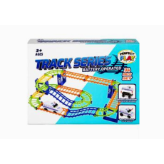 Battery Operated Track Set, 34 Piece